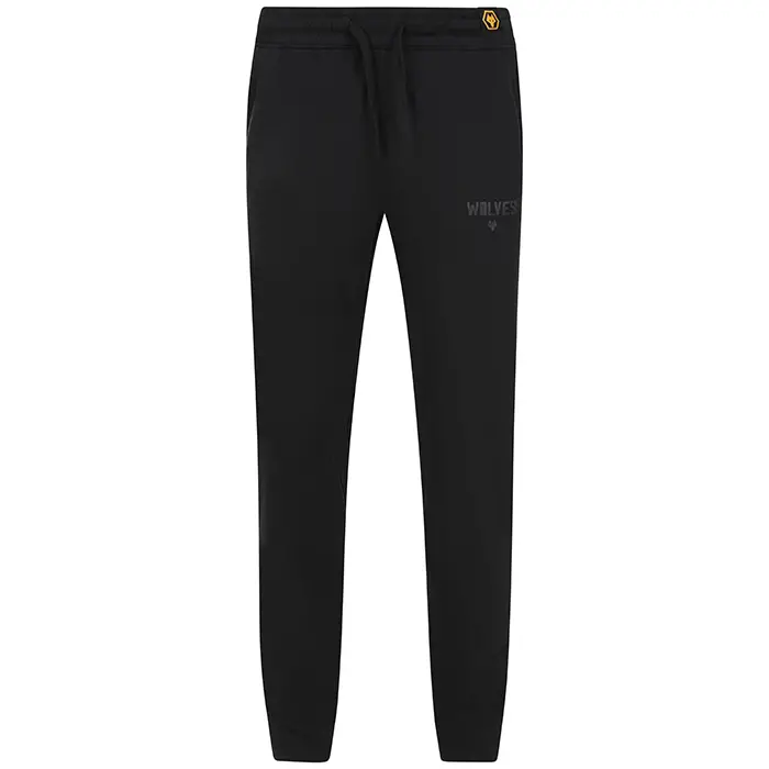 Wolverhampton Wanderers Kits Shop | Graphic Print Long Pyjama Set – Black Wolves Jerseys and Gear